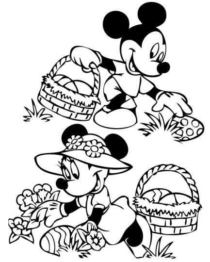 Disney Easter Coloring Pages - Part 6